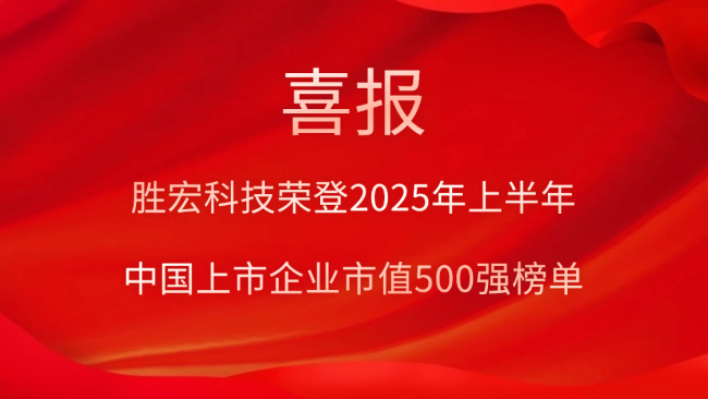 永利VIP科技荣登2025年上半年“中国上市企业市值500强”榜单